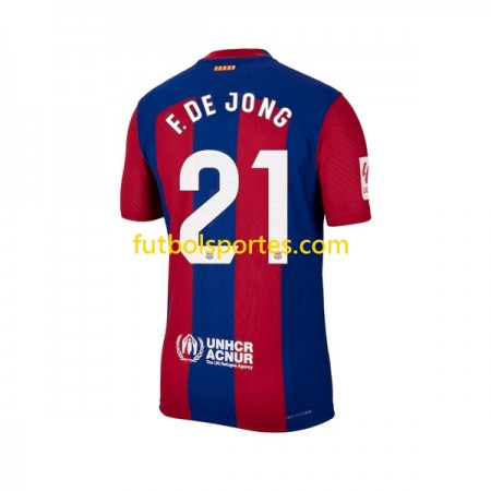Camiseta FC Barcelona Frenkie de Jong 21 Primera Equipación 2023/2024